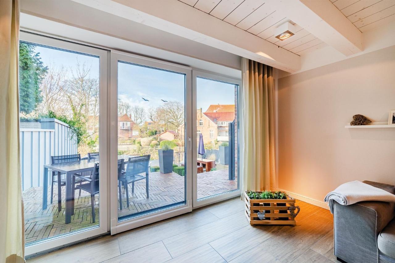 Haus Am Siel 01, Zentral Mit Eigenem Steg Villa Greetsiel Eksteriør billede